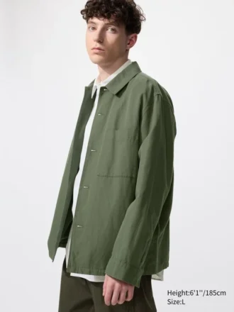 Camicie unisex in cotone e lino