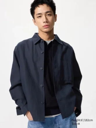 Camicie unisex in cotone e lino