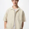 Camicie unisex in cotone e lino | Maniche corte in pantaloncini Camicie unisex in cotone e lino | Maniche corte in pantaloncini