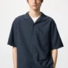 Camicie unisex in cotone e lino | Maniche corte in pantaloncini Camicie unisex in cotone e lino | Maniche corte in pantaloncini