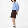 Camicie unisex in cotone e lino | Maniche corte in pantaloncini Camicie unisex in cotone e lino | Maniche corte in pantaloncini