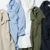 Camicie unisex in cotone e lino | Maniche corte in pantaloncini Camicie unisex in cotone e lino | Maniche corte in pantaloncini