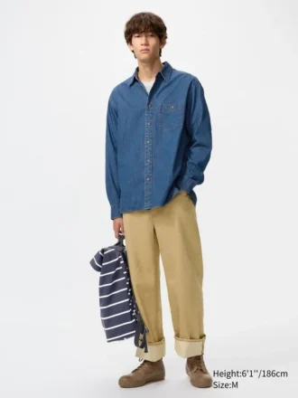 Camicie unisex in denim leggero