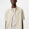 Camicie unisex in seersucker | Maniche corte | A righe Camicie unisex in seersucker | Maniche corte | A righe