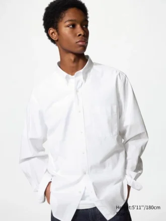 Camicie unisex in tessuto broadcloth | Button down