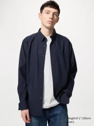 Camicie unisex in tessuto broadcloth | Button down