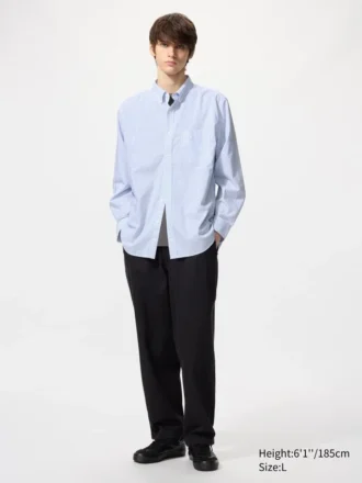 Camicie unisex in tessuto broadcloth | Button down | A quadri