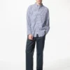 Camicie unisex in tessuto broadcloth | Button down | A righe