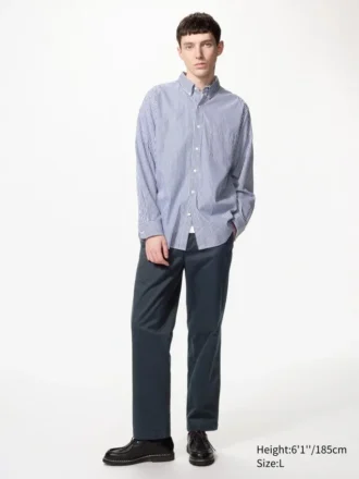 Camicie unisex in tessuto broadcloth | Button down | A righe