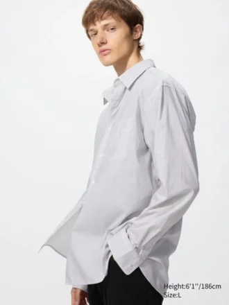 Camicie unisex in tessuto broadcloth | Colletto regolare | A quadri