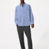 Camicie unisex in tessuto broadcloth | Colletto regolare | A quadri Camicie unisex in tessuto broadcloth | Colletto regolare | A quadri