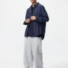Camicie unisex in tessuto broadcloth | Colletto regolare | A quadri Camicie unisex in tessuto broadcloth | Colletto regolare | A quadri