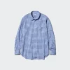 Camicie unisex in tessuto broadcloth | Colletto regolare | A quadri Camicie unisex in tessuto broadcloth | Colletto regolare | A quadri