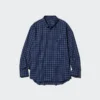 Camicie unisex in tessuto broadcloth | Colletto regolare | A quadri Camicie unisex in tessuto broadcloth | Colletto regolare | A quadri