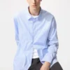 Camicie unisex in tessuto broadcloth | Colletto regolare | A righe Camicie unisex in tessuto broadcloth | Colletto regolare | A righe
