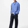 Camicie unisex in tessuto broadcloth | Colletto regolare | A righe Camicie unisex in tessuto broadcloth | Colletto regolare | A righe