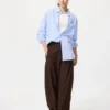Camicie unisex in tessuto broadcloth | Colletto regolare | A righe Camicie unisex in tessuto broadcloth | Colletto regolare | A righe