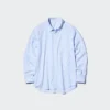 Camicie unisex in tessuto broadcloth | Colletto regolare | A righe Camicie unisex in tessuto broadcloth | Colletto regolare | A righe
