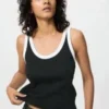 Canotta da donna a costine morbide | Ringer Canotta da donna a costine morbide | Ringer
