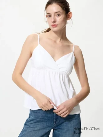 Canotte arricciate da donna