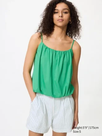 Canotte da donna con arricciature a palloncino