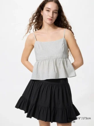 Canotte da donna in cotone Dobby