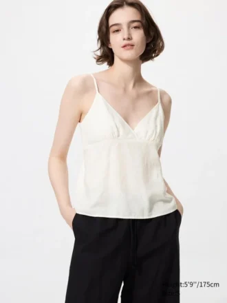 Canotte da donna in misto lino