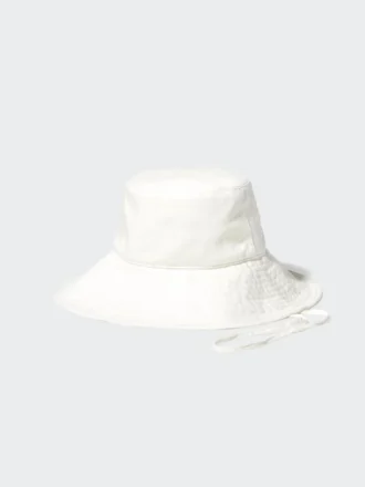 Cappelli da donna a tesa larga in cotone e lino con protezione UV
