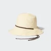 Cappelli da donna con protezione UV regolabile in treccia di carta