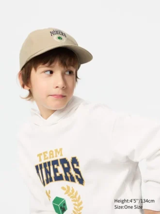 Cappellino per bambini Minecraft con protezione UV