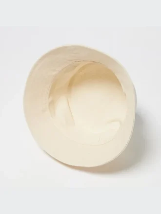 Cappello a secchiello unisex in misto lino