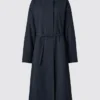 Cappotto lungo da donna senza colletto Cappotto lungo da donna senza colletto