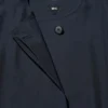 Cappotto lungo da donna senza colletto Cappotto lungo da donna senza colletto