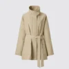 Cappotto oversize da donna con collo alto Cappotto oversize da donna con collo alto