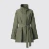 Cappotto oversize da donna con collo alto Cappotto oversize da donna con collo alto