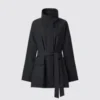 Cappotto oversize da donna con collo alto Cappotto oversize da donna con collo alto
