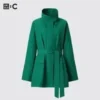 Cappotto oversize da donna con collo alto Cappotto oversize da donna con collo alto