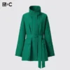 Cappotto oversize da donna con collo alto Cappotto oversize da donna con collo alto