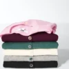 Cardigan corto da donna in cashmere in pantaloncini