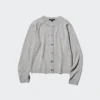 Cardigan corto da donna in cashmere in pantaloncini