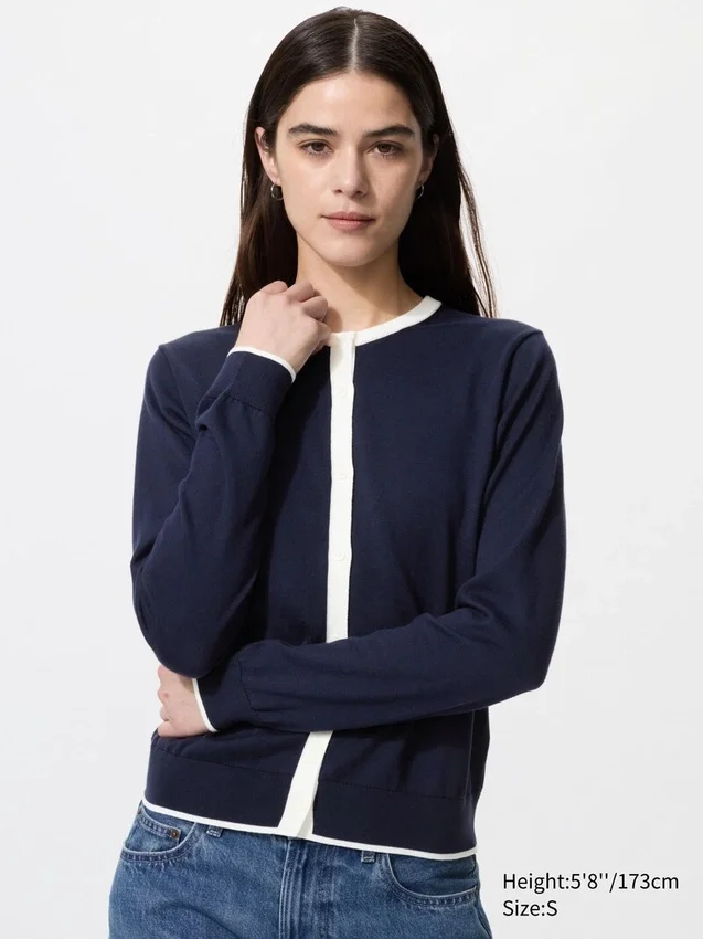 Cardigan da donna con protezione UV | Color Block Cardigan da donna con protezione UV | Color Block