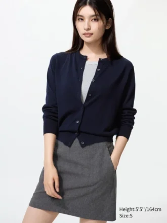 Cardigan da donna in lana merino
