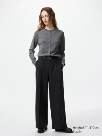 Cardigan da donna in lana merino