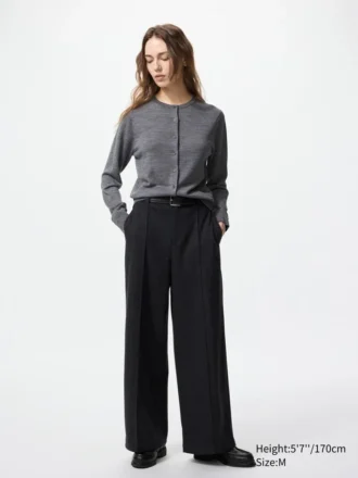 Cardigan da donna in lana merino