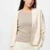 Cardigan da donna in morbido cotone con scollo a V Cardigan da donna in morbido cotone con scollo a V