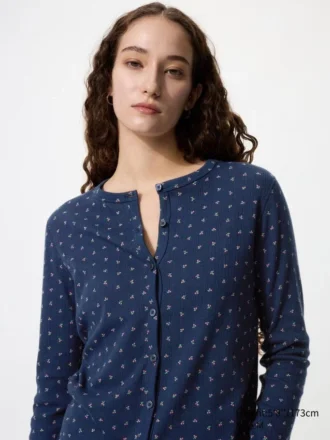 Cardigan da donna in punto traforato | Stampato