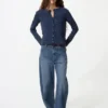 Cardigan da donna in punto traforato | Stampato Cardigan da donna in punto traforato | Stampato