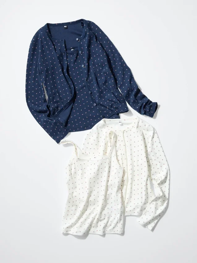 Cardigan da donna in punto traforato | Stampato Cardigan da donna in punto traforato | Stampato