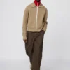 Cardigan da donna lavabile con zip integrale e lavorazione a coste Milano Cardigan da donna lavabile con zip integrale e lavorazione a coste Milano
