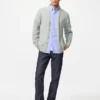 Cardigan da uomo in maglia con scollo a V